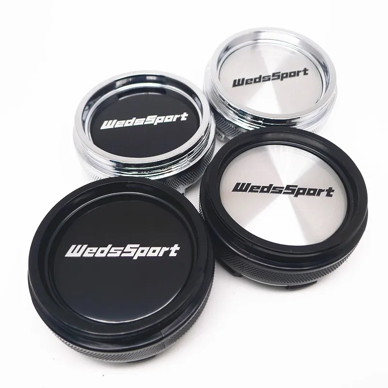 

4pcs 66mm WedsSport Car Wheel Hub Center Cap Cover 50mm Emblem Badge Sticker For RAYS TE37 E28 Hub Rim Styling