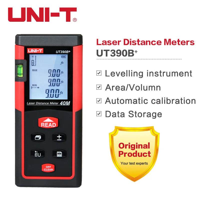 Nktech Laser Distance Mètre Télémètre laser Range Finder 40 m 60 m 80 m 100 m Nk-t40 Auto testeur de max/min M ft pouces Mesure Zone Volume Pythagore électrique outils de Règle 