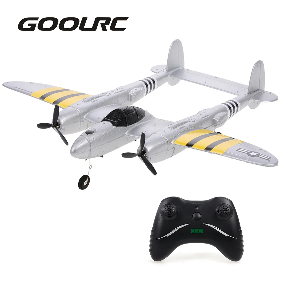 Высококачественный FX-816 P38 самолет 2,4 GHz 2CH RC модель аэроплана самолет на открытом воздухе летные игрушки для детей мальчиков