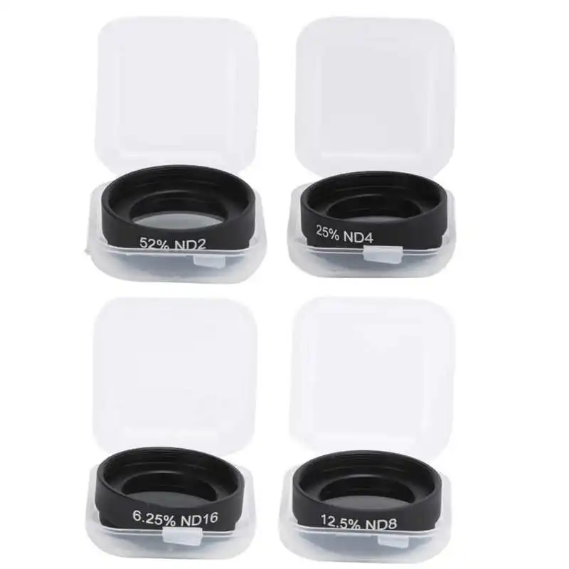 Camera Lens Filter 1.25 Inch ND2 ND4 ND8 ND16 Telescope Moon Filter Neutral Density for Astronomical Telescope Eyepiece