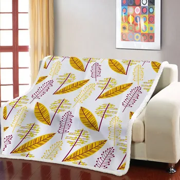 

Wheat Ear Sherpa Blanket 3D Print Crops Plants Throw Blanket For Kdis Adults Fleece Blanket For Bedroom Home Fluffy Blanket