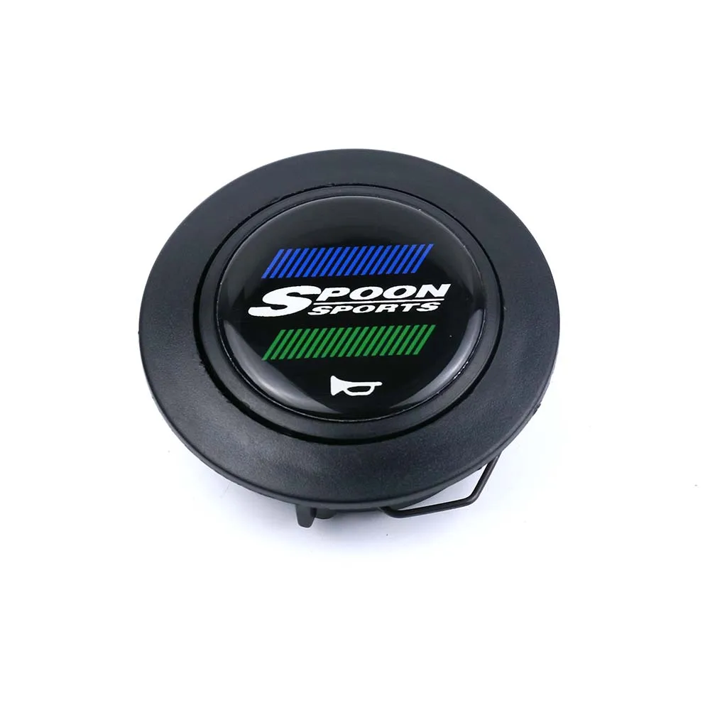 New Spoon Sport Steering Wheel Horn Button Racing Horn Switch Push