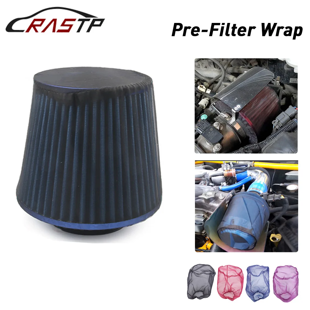 Car Air Intake Filter Protective Cover Oilproof Dustproof For Cylindrical High Flow Air Intake Filter RS-OFI062 air filters car filter