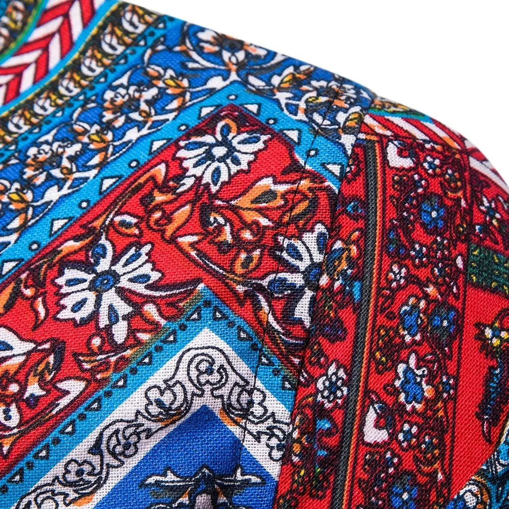 Мужская пляжная гавайская рубашка Весна Осень VogueMen рубашки Slim Fit с длинным рукавом мужская одежда VogueCamisas Masculina уличная