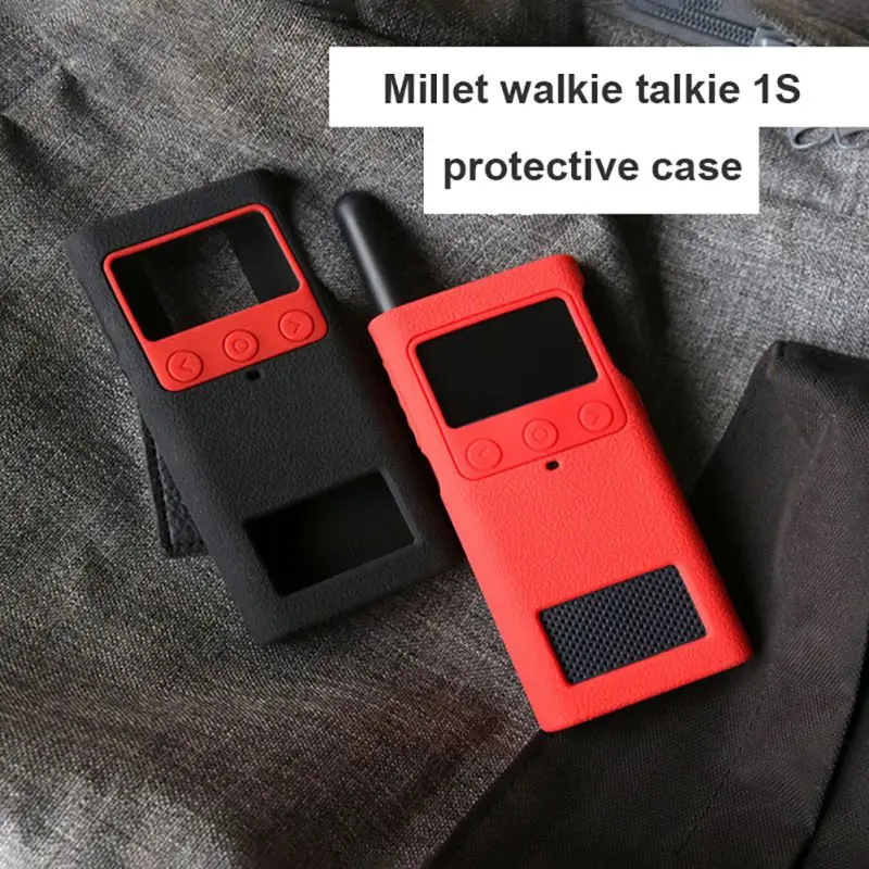 Для Xiaomi MiJia 1S Walkie Talkie защитный чехол Противоскользящий силиконовый чехол наружная рация ударопрочные аксессуары