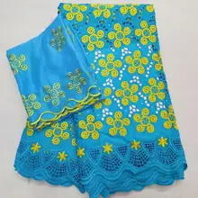 Африканская швейцарская вуаль кружевная ткань с камнями белая нигерийская кружевная ткань из Дубая для свадьбы 5+ 2 ярдов/партия