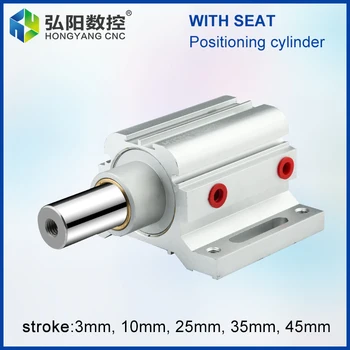 

Cutting machine positioning cylinder, automatic loading and unloading seat, pneumatic aircraft cylinder with bracket