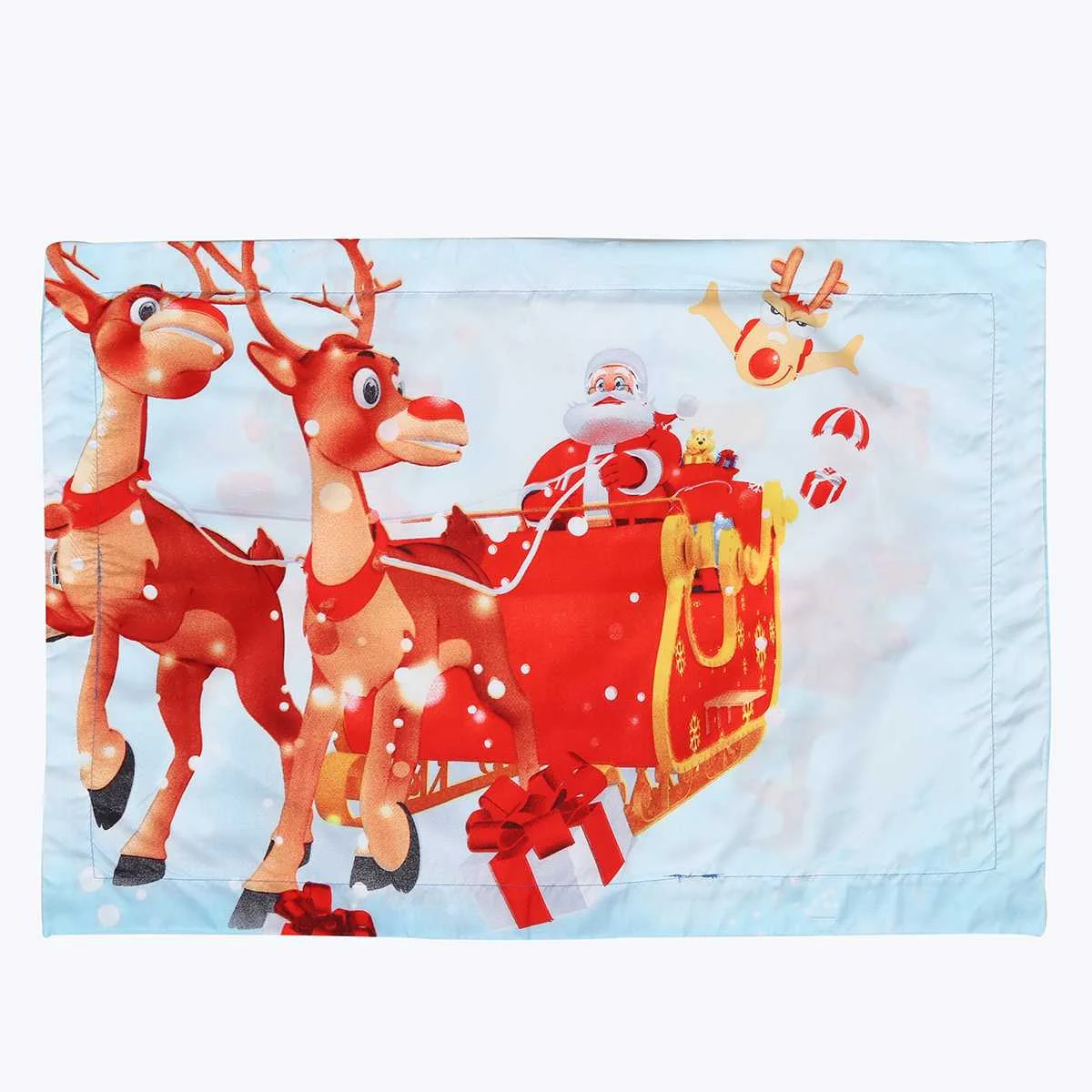 

4PCS/Set Christmas Decor 3D Christmas Bedding Sets Bedclothes Bedding Sets Duvet Cover+Bed Sheet+2Pillowcases
