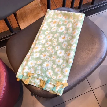 

2020 new retro style women's cotton linen scarf air conditioning room shawl warm fashion big scarf tourism sunshade silk scarf