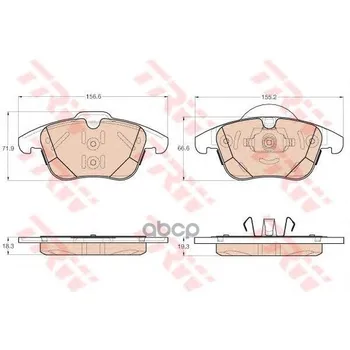 

Pads TORM disc K-T Ford Mondeo IV Galaxy TRW/Lucas Art. gdb1960