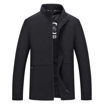 

Jacket Men 2020 Plus Size New Arrival Men's Fashion Casual Spring Autumn Jacket Cotton Stand Collar Coat Vintage Outdoor