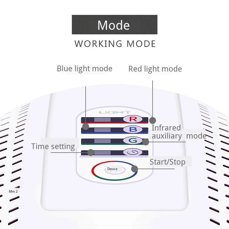  7 Colors Ball Spectrometer Led Mask Mesotherapy Facial Mask Skin Rejuvenation Photon Device Massage - 4000589384164