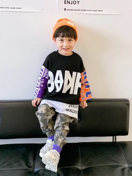 

Boys Sweater Children Autumn Children's Clothing Baby Long Sleeve Cotton Tops Children, Spring 2020) New Western Style Spring