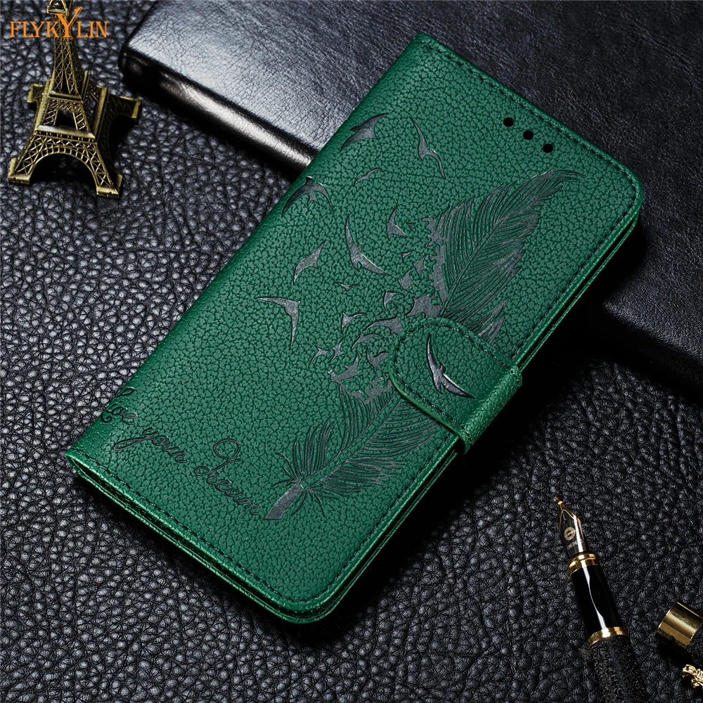 Чехлы книжки для Xiaomi Mi A3 чехол с 3D перьями и птицами кожаный бумажник 9 SE CC9 CC9E