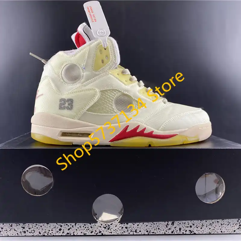 off white 5s cream