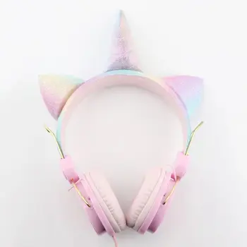 

Girls Wired Headphone Lovely Shape Earphone Computer Mobile Phone Gamer Headset