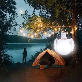 

LED Bulb 3 Lighting Modes with Clips Emergency Lamp Camping Tent Hiking Solar Bulb Lamp Bulb Waterproof Indoor Outdoor