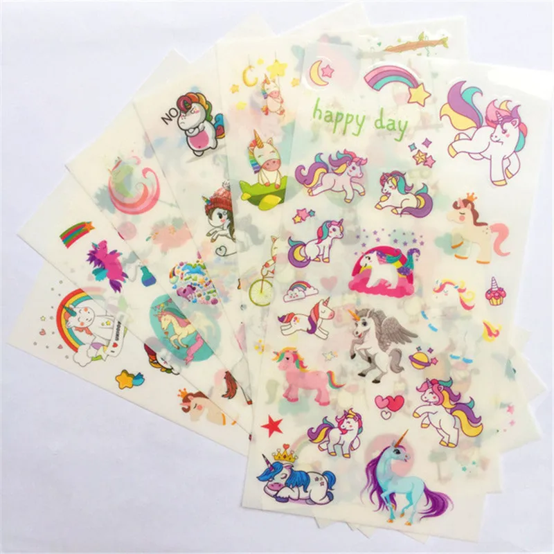 Unicorn Theme Party Supplies Kit Unicorn Towels Paper for Party Decoration Children Happy Birthday Party Supplies BE24 (6)