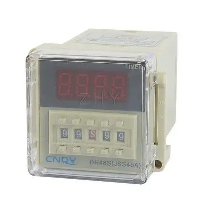 

DH48S-2Z LCD Display Time Timer Delay Relay 8-Pin DPDT 0.01S-99H99M AC 48V