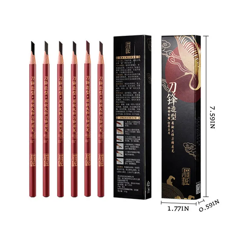Eyebrow Pencils Cosmetics For Girls Durable Waterproof Sweatproof Up Various Colors Pencil Make Brow | Красота и здоровье