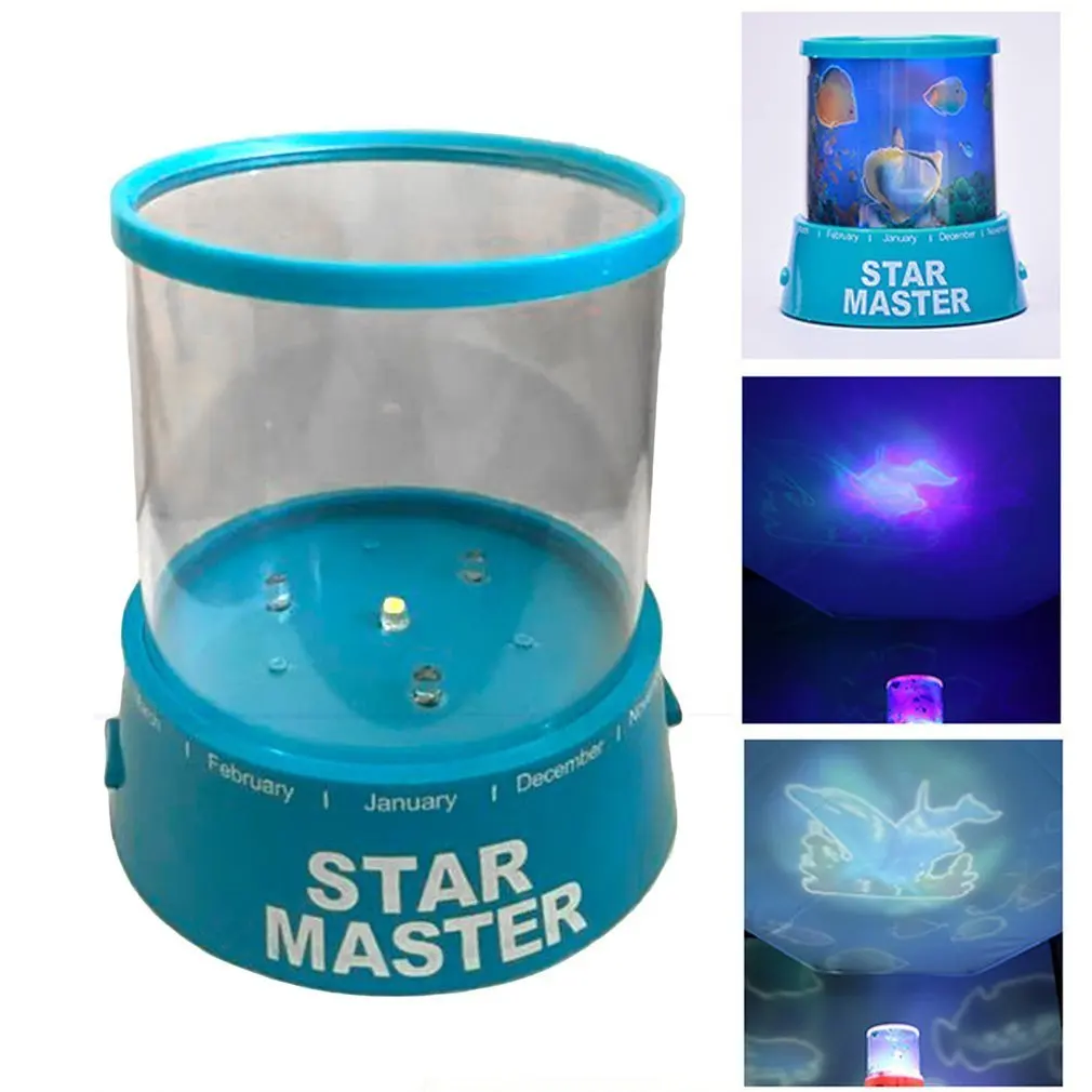 Newest LED Night Light Projector Starry Sky Star moon Master Children Kids Baby Sleep Romantic colorful Led USB Projection lamp - Цвет: 5