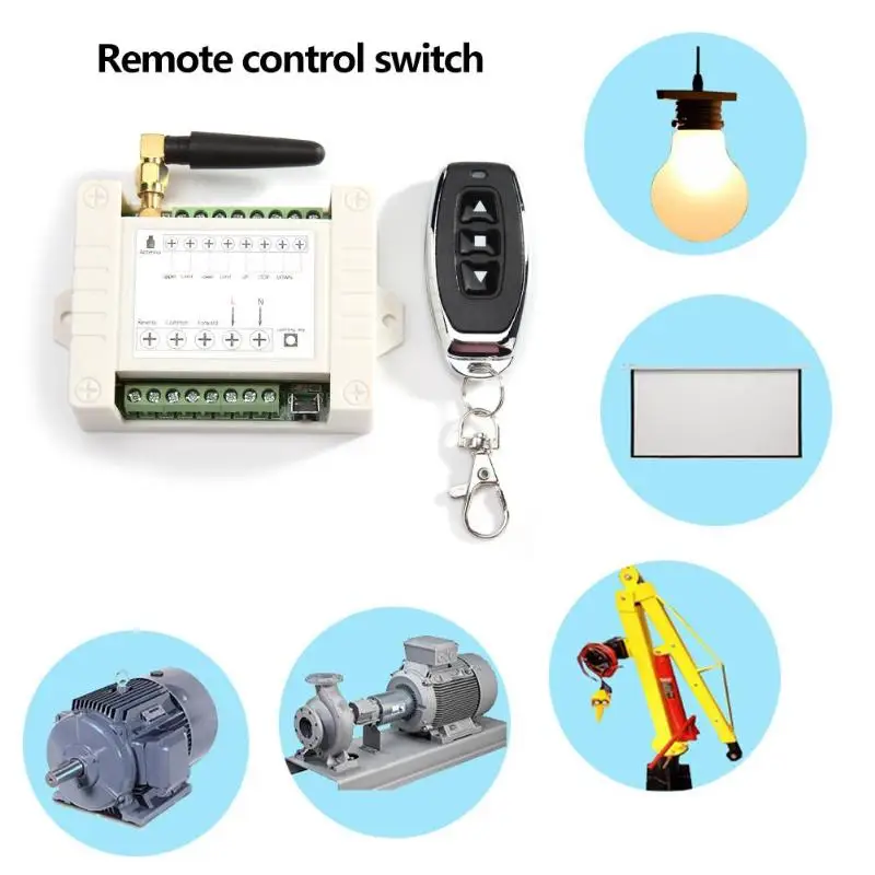 AK-DL02C DV12V-48V напряжение Многофункциональный высокой мощности переключатель дистанционного управления Поддержка дропшиппинг