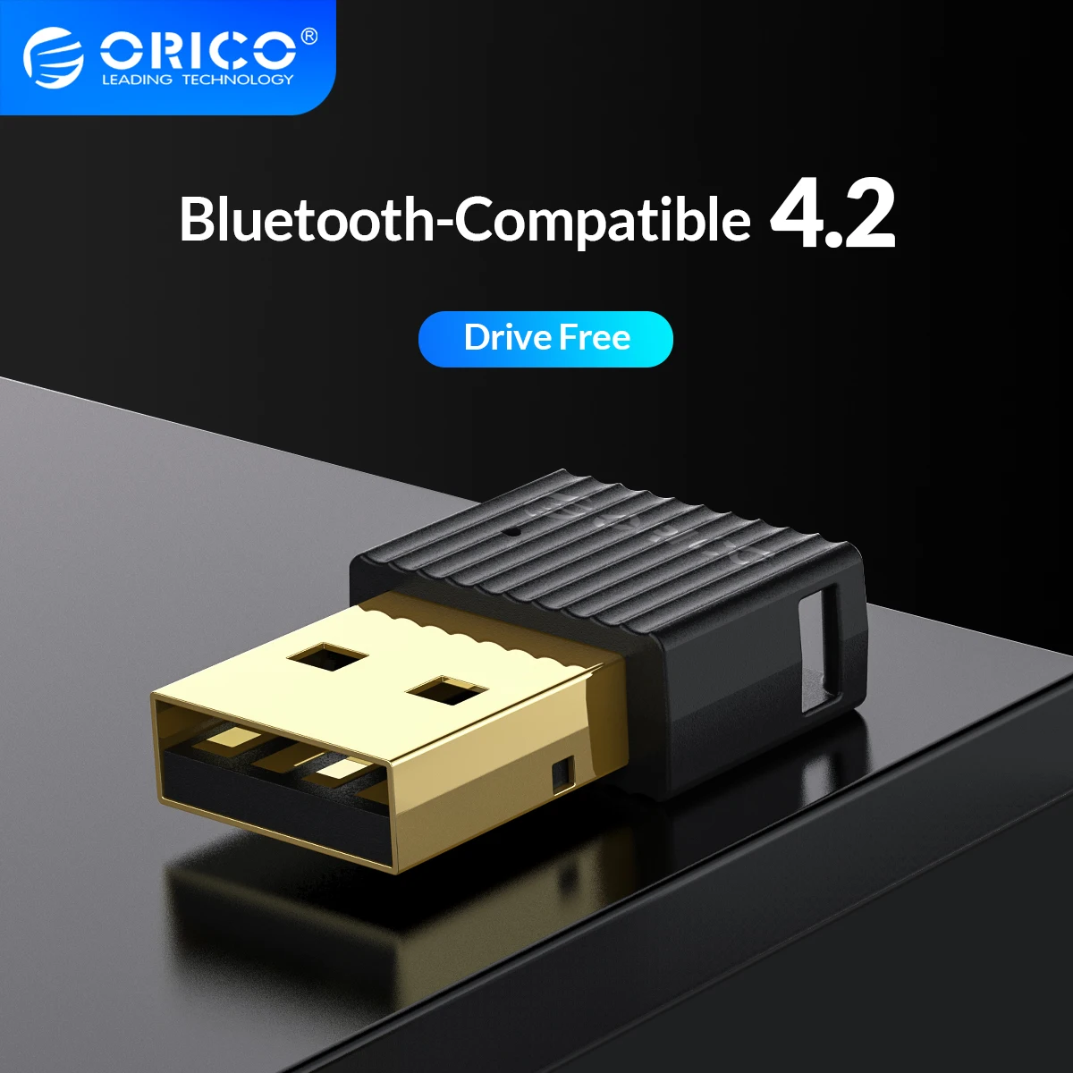 Compact Mini USB Bluetooth 4.2 Dongle Adapter Music Stereo Audio Receiver 