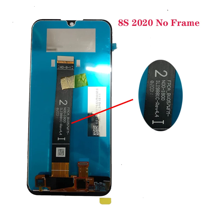 Original DISPLAY For Huawei Honor 8S KSE-LX9 KSA-LX9 LCD display Touch Screen Digitizer Assembly with frame Repair parts 