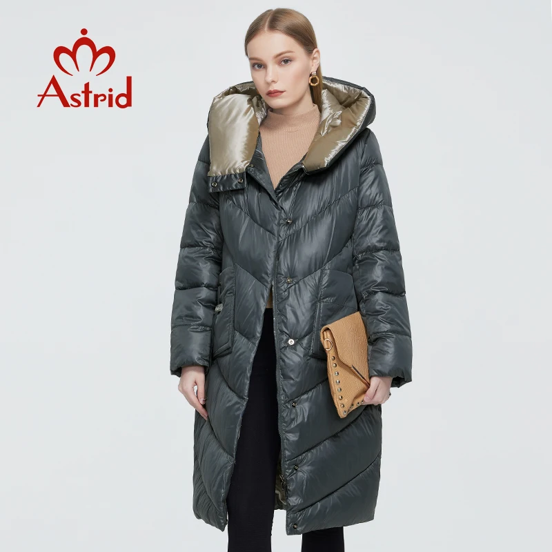 Astrid 2020 новое зимнее женское пальто Женская длинная теплая парка модная куртка с