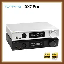 Топ DX7 PRO Bluetooth 5,0 ES9038Pro USB DAC усилитель для наушников усилитель Hi-Res Беспроводная поддержка DSD1024 PCM 32 бит/768 кГц