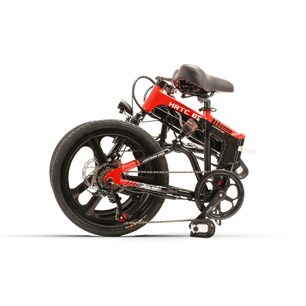 Top 20inch electric bicycle 48V400W high speed motor Front and rear double suspension fold electric ebike 5