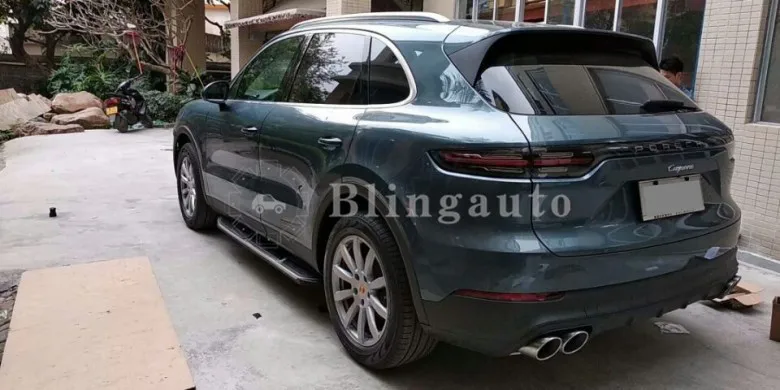 Подходит для P orsche Cayenne 2 шт. Левая Правая Беговая доска боковые шаги nerf бар автомобиля педаль боковые лестницы