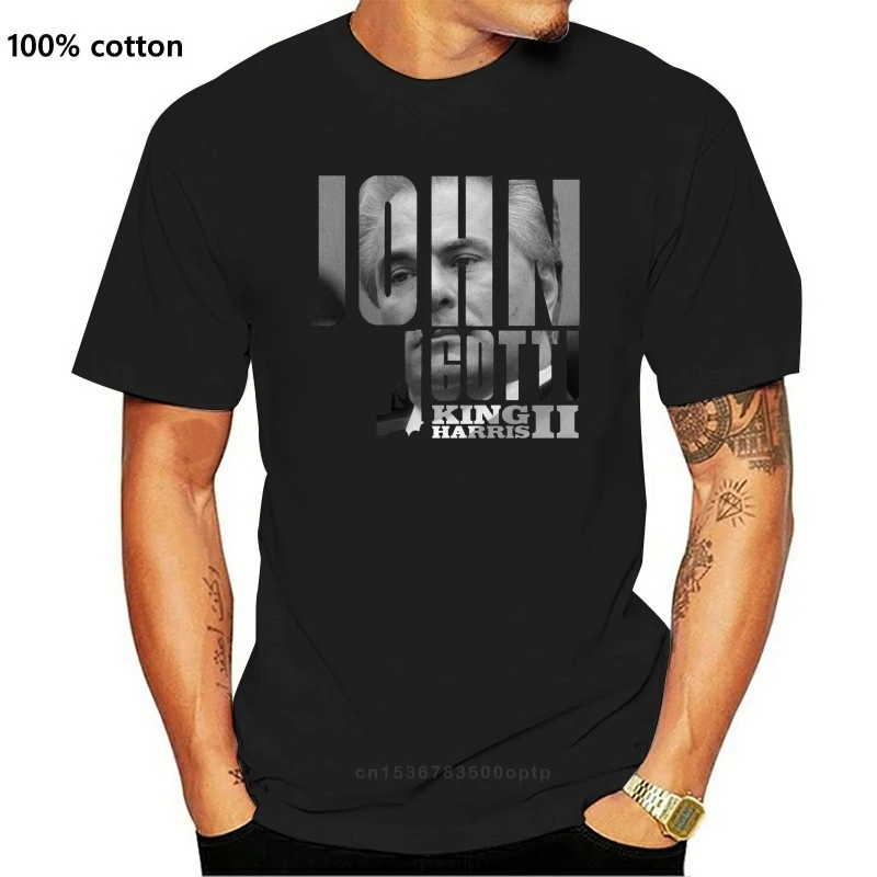 Новая Черная Футболка Джон Готти мафия Кинг Харрис II Размер S M L XL 2XL 3XL футболки