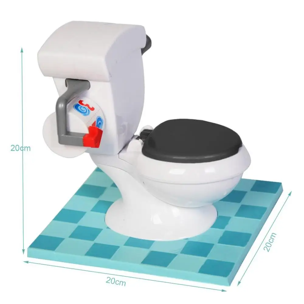 Toilet Trouble детская забавная случайная игра с распылителем воды для туалета