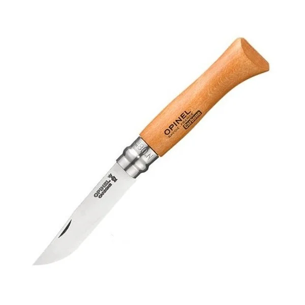Нож Opinel №8 углеродистая сталь рукоять из дерева бука |