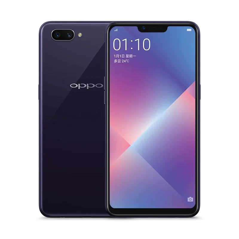 Смартфон OPPO A5, 6,2 дюймов, полноэкранный, с глобальной ПЗУ, Восьмиядерный процессор Snapdragon 450, 4230 мА/ч, 6G/64G, 13 МП, OTG, Android 8,1