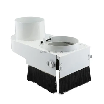 

Dust Shoe Cover Brush for CNC Router Spindle Motor Milling Machine Woodworking Tools Black Engraving Machine Dust Cover
