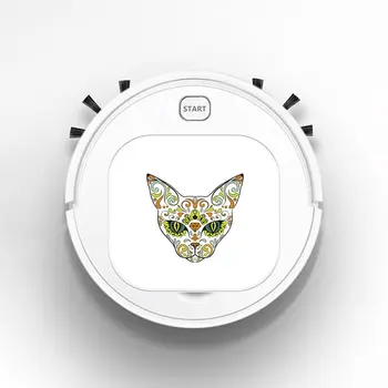 

Smart Sweeper Robot House Durable Power Floor Cleaning Robots Vacuum Cleaner 1800pa Sugar Skull Cat Day Of The Dead