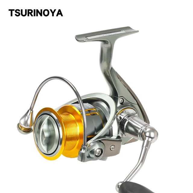 TSURINOYA Long Casting Spinning Fishing Reel FS 2000 3000 5.2:1