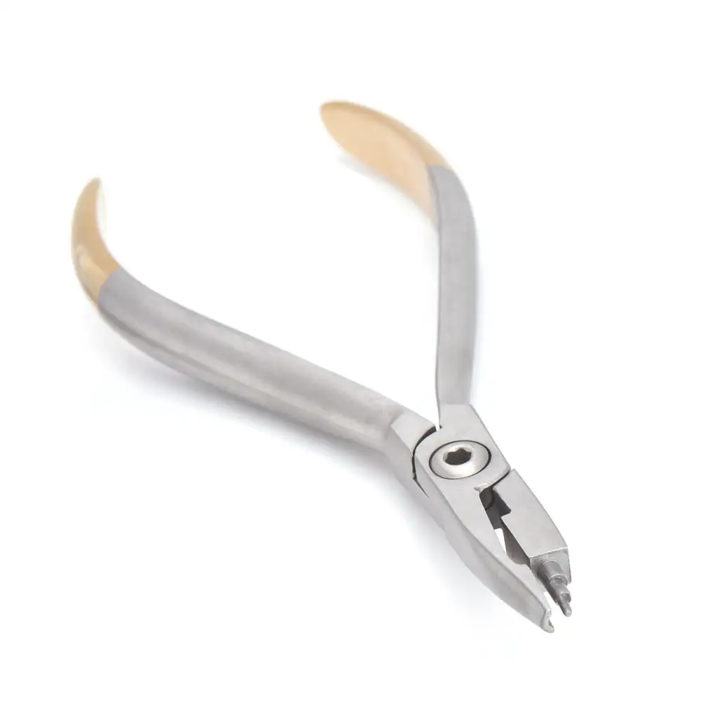 Trapezoid Half-Moon Forceps Orthodontic Pliers Arch Wire Bending Omega Curved Trapezoidal Pliers Arch Wire Bending Shaping Ortho