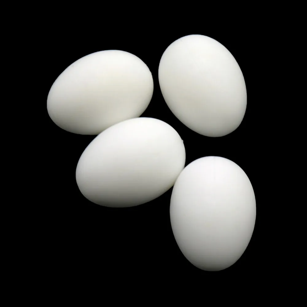 

Plastics Simulation Birds Eggs Fake Pigeon Parrot Quail Eggs Aviculture Tools Plastic Nest Hatching Eggs Easter Toy 30 Pcs