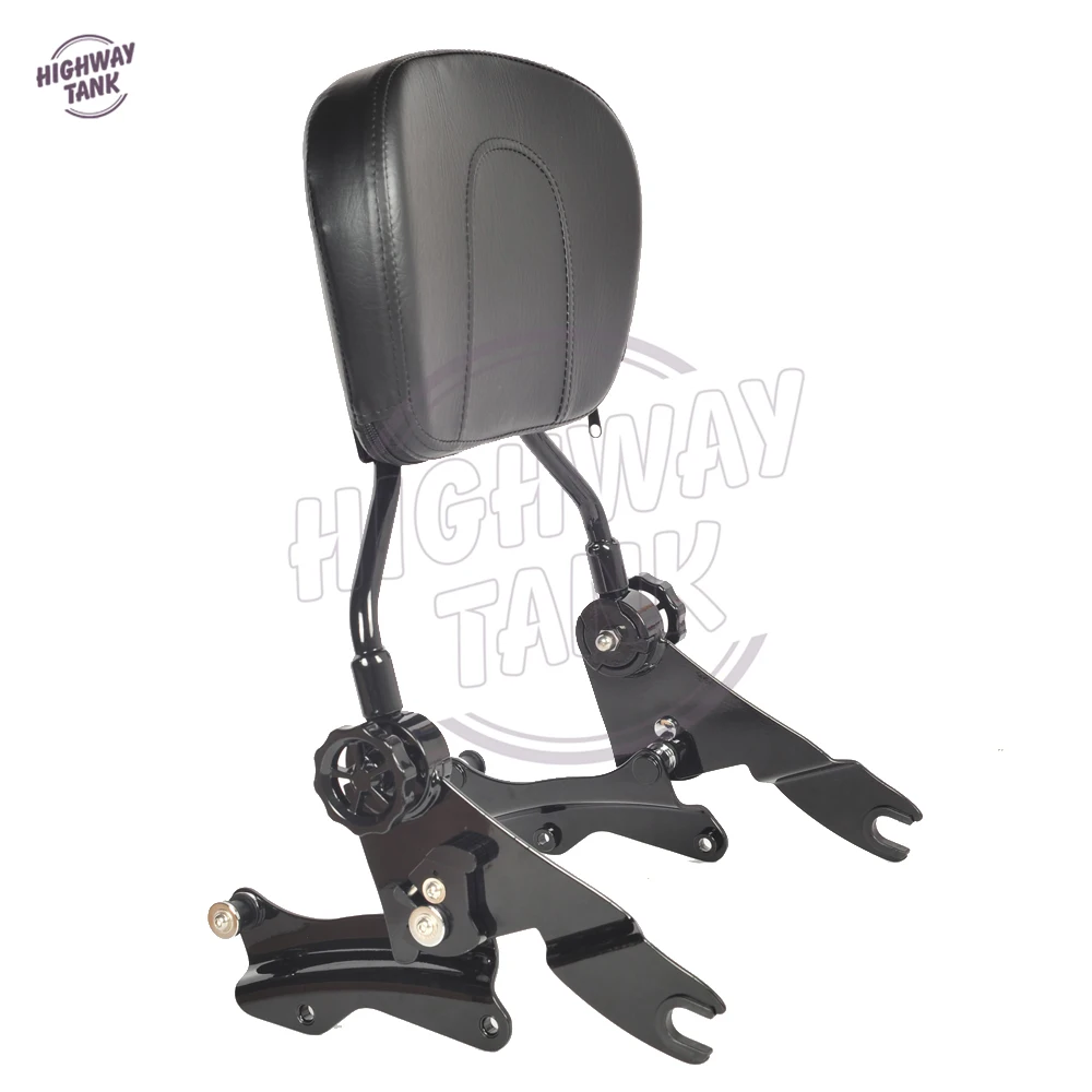 Мотоцикл пассажирская спинка Сиси бар 4 точки док комплект для Harley Road King Glide CVO FLHR FLHRC FLHT FLHX FLTR