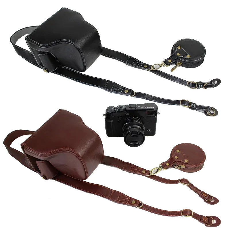 Borsa Completa Di Lusso Per Fotocamera In Vera Pelle Per Fujifilm Fuji X-Pro2 Xpro Mark Ii Xpro 3 Xpro3 Cover Con Cinturino