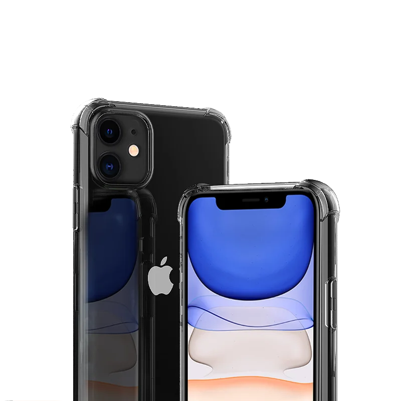 Phone Case For Apple Iphone 11 11PRO 11PROMAX Silicon TPUSoft Ultra Thin Transparent Cover Shockproof Bag Collision angle |