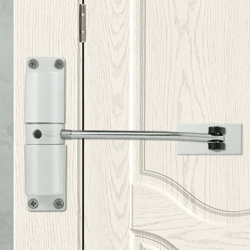 

Home Security Automatic Door Closer With Screws Heavy Duty Hardware Low Noise Gate Spring For Residential Office Zinc Alloy