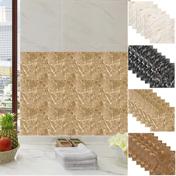 

6pcs Tile Mosaics Tile Stickers Kitchen Bathroom Personality Home Decorations Anti-Tile Stickers SWWQ