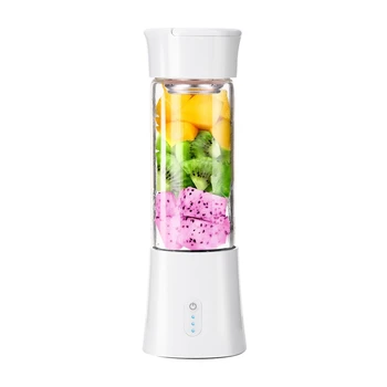 

HOT！-380Ml Personal Blender Portable Juicer Cup Electric Multifunctional Fruit Blender USB Rechargeable Juice Blender