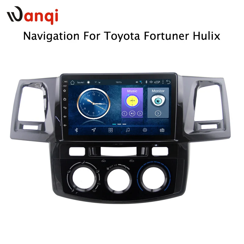 

Android 8.1 car gps multimedia video radio player for Toyota 2007-2015 fortuner hulix navigation stereo
