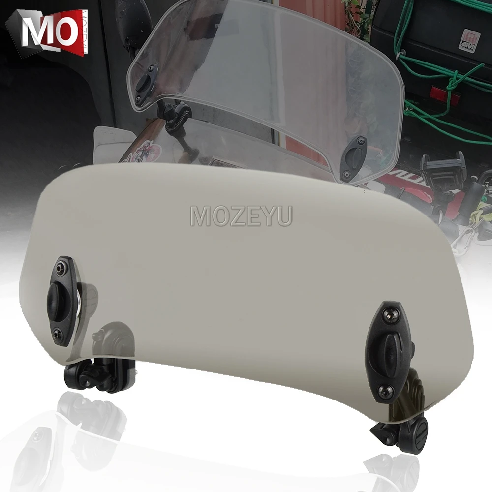 

Motorcycle Windshield Extension Spoiler Windscreen Air Deflector For YAMAHA Tricity 125 155 TRX850 TZR 125 250 VMAX 1200 1700