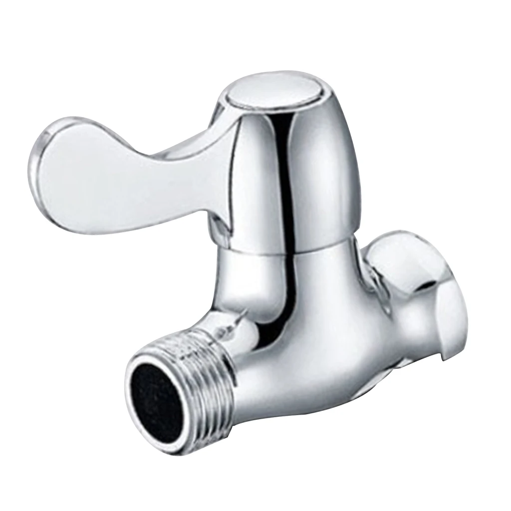 Brass Ball Valve,Water Tap Faucet Angle Shut-Off Valve Pipe Hose Fittings For Shower Bathroom(DN15)